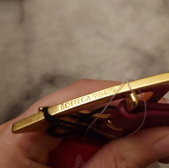 NWT Authentic Bottega Veneta Triangle Purple Pink Belt - Picture 4 of 6